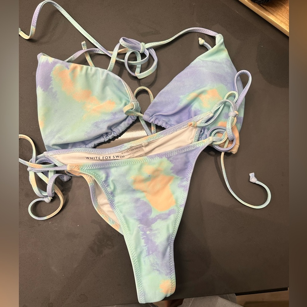 💕💕💕 Sold White fox bikini